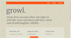 Desktop Screenshot of growl.com