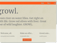 Tablet Screenshot of growl.com